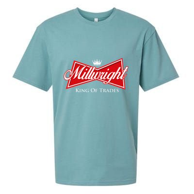Millwright King Of Trades Metal Worker Machine Operator Sueded Cloud Jersey T-Shirt