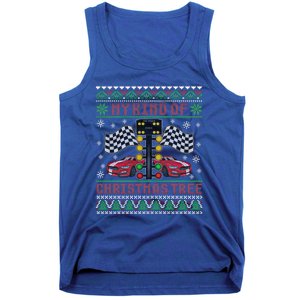 My Kind Of Christmas Tree Drag Racing Ugly Christmas Sweater Gift Tank Top