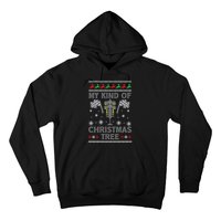 My Kind Of Christmas Tree Funny Gift Racing Car Driver Ugly Xmas Great Gift Hoodie