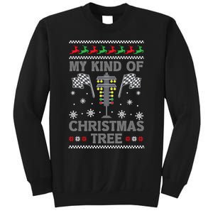 My Kind Of Christmas Tree Funny Gift Racing Car Driver Ugly Xmas Great Gift Sweatshirt