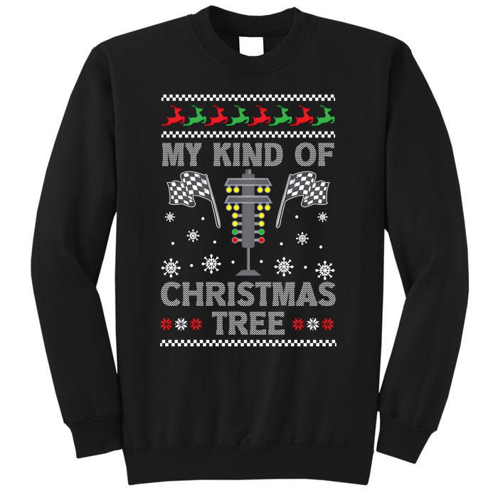 My Kind Of Christmas Tree Funny Gift Racing Car Driver Ugly Xmas Great Gift Sweatshirt