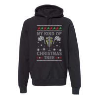 My Kind Of Christmas Tree Funny Gift Racing Car Driver Ugly Xmas Great Gift Premium Hoodie