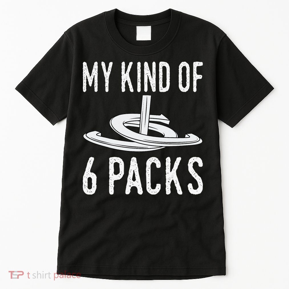 My Kind Of 6 Packs Horseshoe Pitching Horse Lover Ferrier Tall T-Shirt