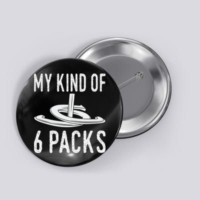 My Kind Of 6 Packs Horseshoe Pitching Horse Lover Ferrier Button