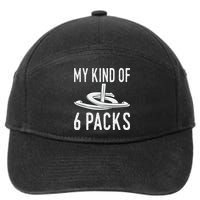 My Kind Of 6 Packs Horseshoe Pitching Horse Lover Ferrier 7-Panel Snapback Hat