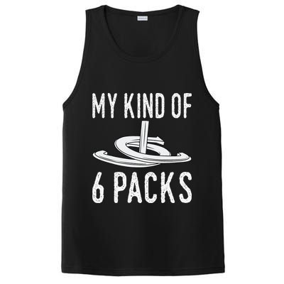 My Kind Of 6 Packs Horseshoe Pitching Horse Lover Ferrier PosiCharge Competitor Tank