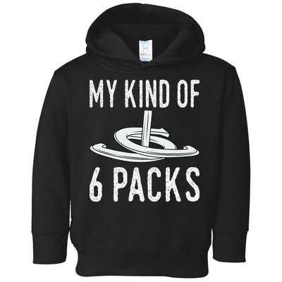 My Kind Of 6 Packs Horseshoe Pitching Horse Lover Ferrier Toddler Hoodie