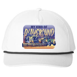 My Kind Of Playground Tractor Farm Snapback Five-Panel Rope Hat