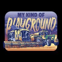 My Kind Of Playground Tractor Farm 16 in Basic Backpack
