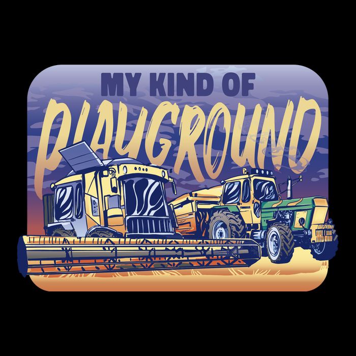 My Kind Of Playground Tractor Farm 16 in Basic Backpack