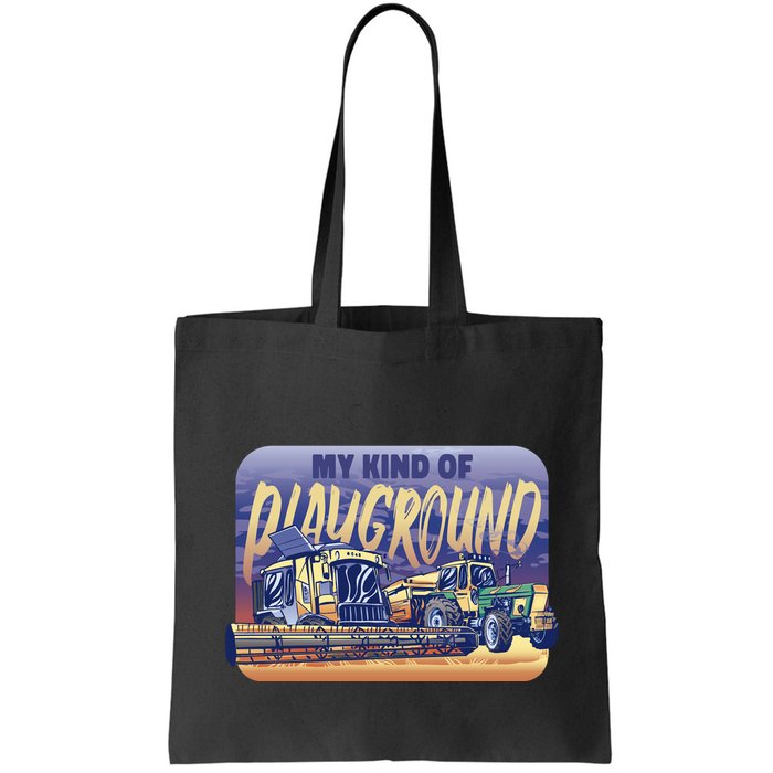 My Kind Of Playground Tractor Farm Bag