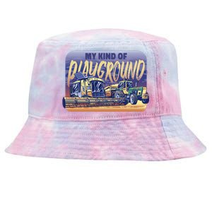 My Kind Of Playground Tractor Farm Tie-Dyed Bucket Hat