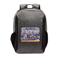 My Kind Of Playground Tractor Farm Vector Backpack