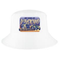 My Kind Of Playground Tractor Farm Cool Comfort Performance Bucket Hat