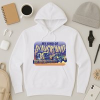 My Kind Of Playground Tractor Farm Hoodie