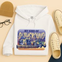 My Kind Of Playground Tractor Farm Hoodie