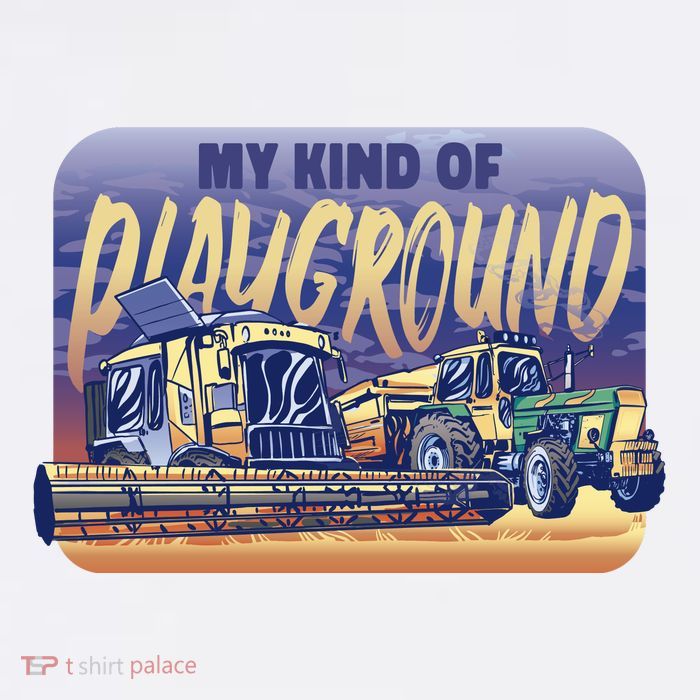 My Kind Of Playground Tractor Farm Sweatshirt