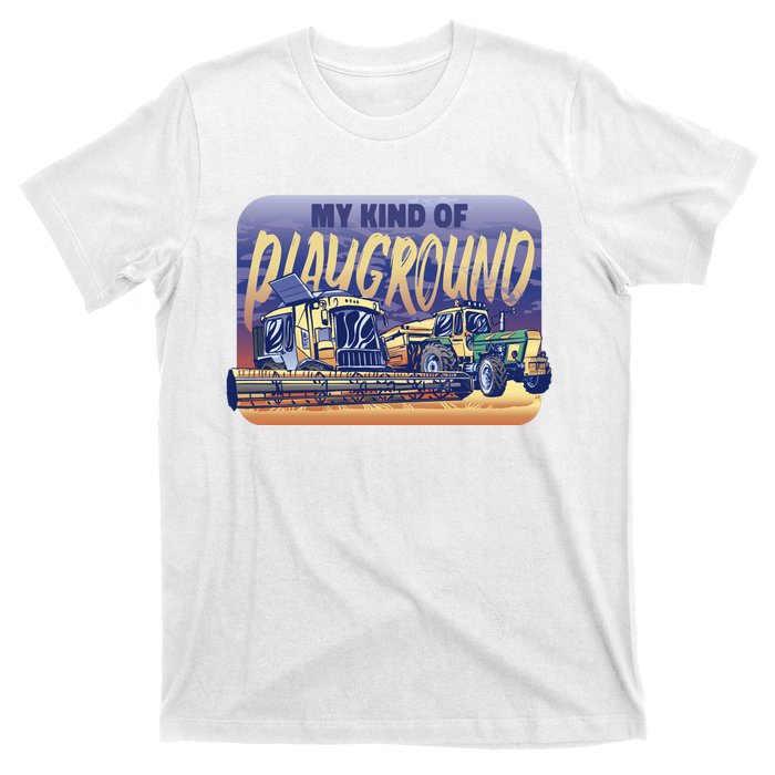 My Kind Of Playground Tractor Farm T-Shirt