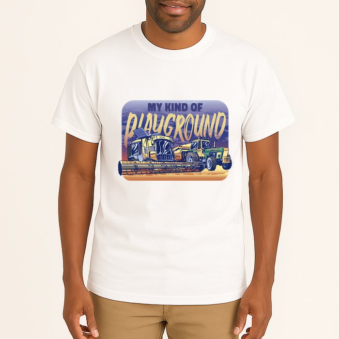 My Kind Of Playground Tractor Farm Tall T-Shirt