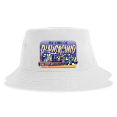My Kind Of Playground Tractor Farm Sustainable Bucket Hat