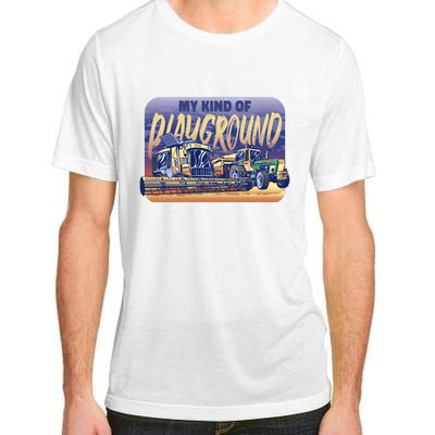 My Kind Of Playground Tractor Farm Adult ChromaSoft Performance T-Shirt