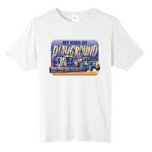 My Kind Of Playground Tractor Farm Tall Fusion ChromaSoft Performance T-Shirt