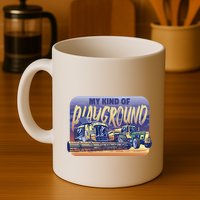My Kind Of Playground Tractor Farm Mug
