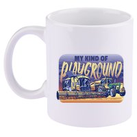My Kind Of Playground Tractor Farm 11oz C Handle Ceramic Mug