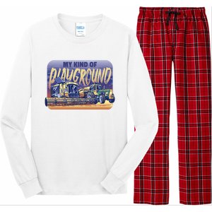 My Kind Of Playground Tractor Farm Long Sleeve Pajama Set