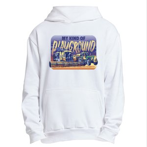 My Kind Of Playground Tractor Farm Urban Pullover Hoodie