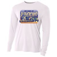 My Kind Of Playground Tractor Farm Cooling Performance Long Sleeve Crew