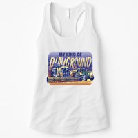 My Kind Of Playground Tractor Farm Womens Tank Top
