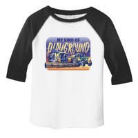 My Kind Of Playground Tractor Farm Toddler Fine Jersey T-Shirt