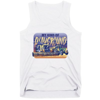 My Kind Of Playground Tractor Farm Tank Top