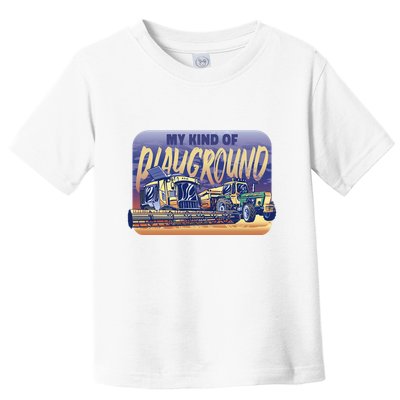 My Kind Of Playground Tractor Farm Toddler T-Shirt