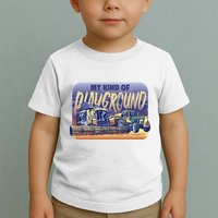 My Kind Of Playground Tractor Farm Toddler T-Shirt
