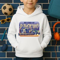 My Kind Of Playground Tractor Farm Kids Hoodie