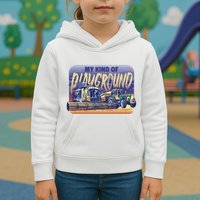 My Kind Of Playground Tractor Farm Kids Hoodie
