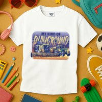 My Kind Of Playground Tractor Farm Kids T-Shirt