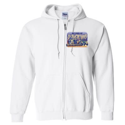 My Kind Of Playground Tractor Farm Full Zip Hoodie