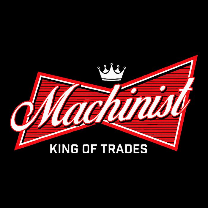 Machinist King Of Trades Machine Operator Skilled Worker Flat Bill Trucker Hat