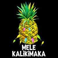 Mele Kalikimaka Pineapple Christmas Lights Doggie Tank