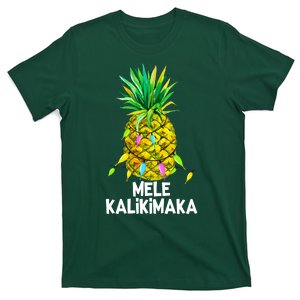 Mele Kalikimaka Pineapple Christmas Lights T-Shirt