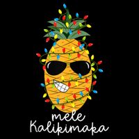 Mele Kalikimaka Pineapple Tree Hawaiian Christmas In July Tank Top Drawstring Bag
