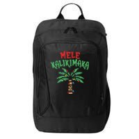 Mele Kalikimaka Palm Tree Shirts Hawaiian Christmas In July City Backpack