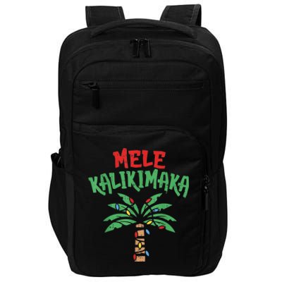 Mele Kalikimaka Palm Tree Shirts Hawaiian Christmas In July Impact Tech Backpack