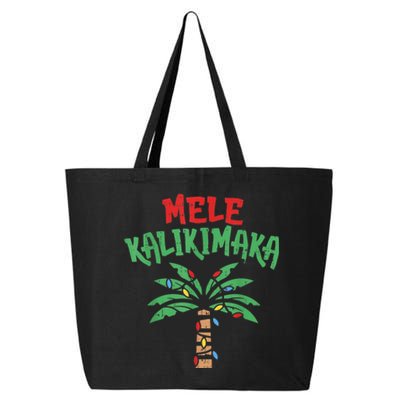 Mele Kalikimaka Palm Tree Shirts Hawaiian Christmas In July 25L Jumbo Tote