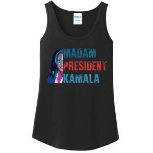 Madam Kamala President Harris Ladies Essential Tank