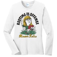 Mama Kelce Rooting For The Offense Ladies Long Sleeve Shirt