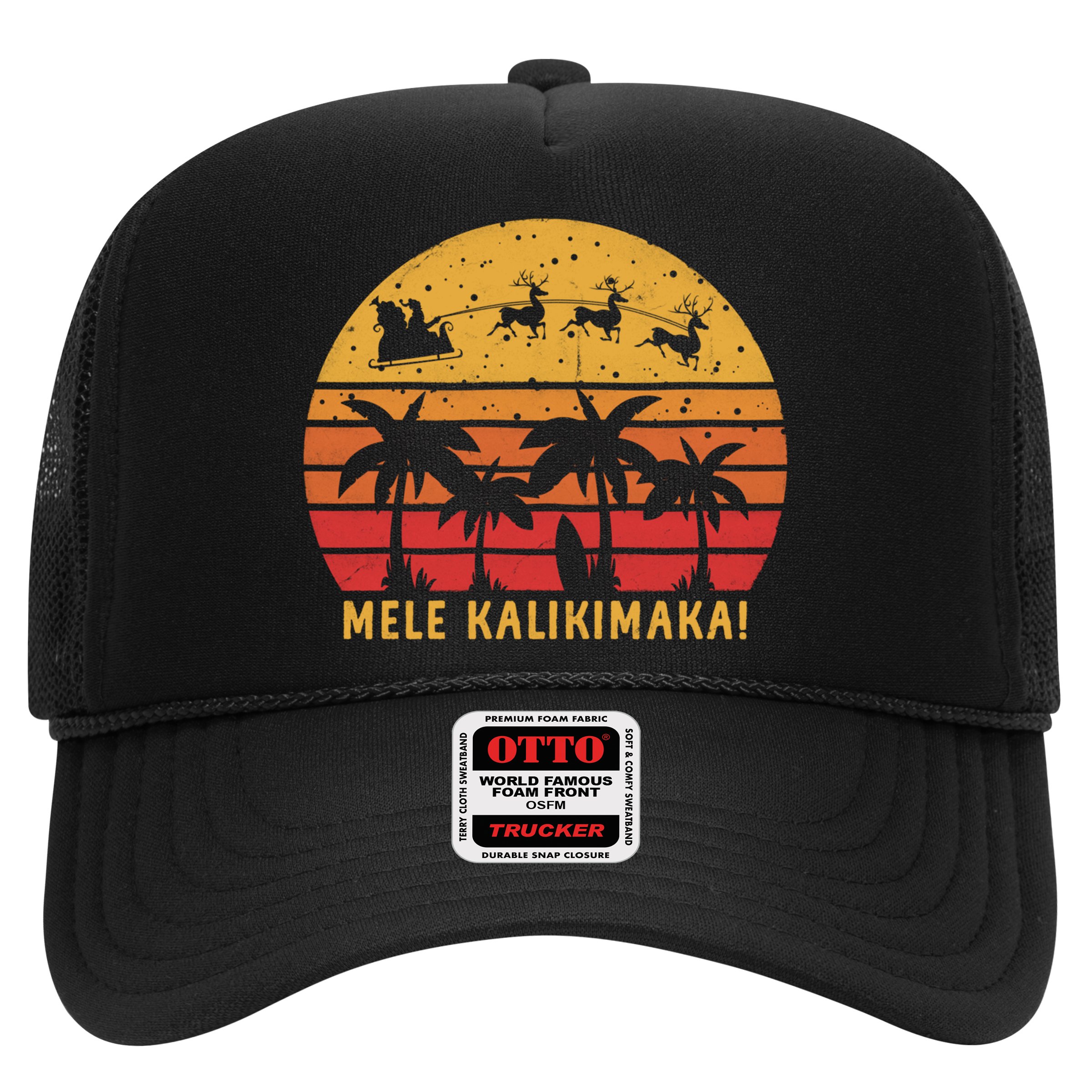 Mele Kalikimaka Retro Hawaiian Christmas Family Vacation Great Gift Hat
